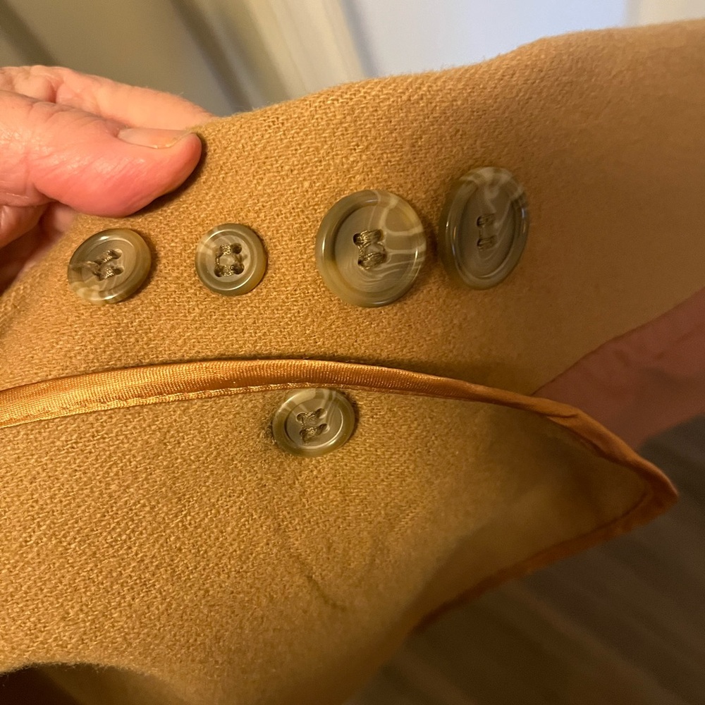 Vintage Evan Picone Woman’s Double Breasted Trench Sz 6. Removable Wool Lining - Picture 8 of 8